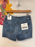 New RFM Denim Skirted Front Shorts, S