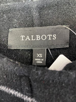 Talbots Black Wool Blend Cardigan, XS