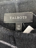 Talbots Black Wool Blend Cardigan, XS