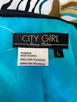 City Girl Black/Blue Jacket, L