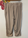 32 Cool Tan Cropped 22" Inseam Athletic Pants, M