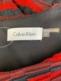 Calvin Klein Black/Red Dress, 14