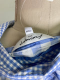 Foxcroft Blue Gingham Top, 20W