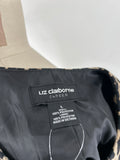 Liz Claiborne Animal Print Jacket, L