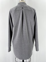 Gaiam Gray Zip Front Pocket Jacket, S