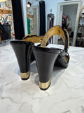 Coach Black/Gold Shoes, 7.5