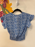 New Monteau Blue Top, S