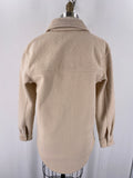 Hilary Radley Tan Shacket Jacket, S
