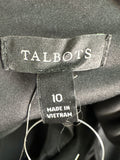 New Talbots Black Dress, 10