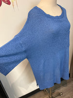 New Easel Blue Sweater, M