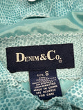 Denim & Co Genuine Leather Jacket, S