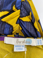 Boden Blue Print Dress, 8 Long