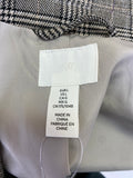 H&M Black Houndstooth Blazer Jacket, L