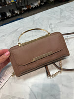 Brown Crossbody Bag, 8.5"x4"