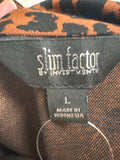 Slim Factor Animal Print Vest, L