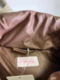 Pink Lily Brown Vest, M