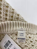 Old Navy Tan Open Stitch Sweater, L Tall