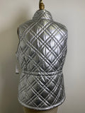 New Silver Reversible Vest, M