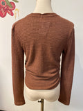 New Commense Brown Top, M
