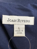 Joan Rivers Blue Jacket, L