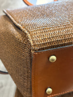 Patricia Nash Brown Crossbody Bag, 16"x10.5"