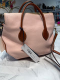 New Dooney & Bourke Blush Pink Crossbody Satchel, 11"x9"