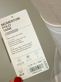 New Athleta White Momentum Polo Tank Top, XXS