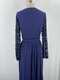 New Zattcas Blue Dress, L