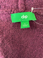 Dip Hooded Cardigan, L