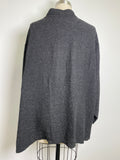 Eileen Fisher Black Button Front Top, 3X