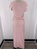 Caution to the Wind Ivory/Red Dress, M