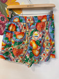Damson Madder Print Shorts, 8