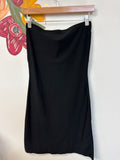 Spanx by Sara Blakely Black Strapless Seamless Shapewear Slip Dress, L