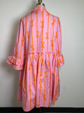 T&C Apparel Pink/Orange Dress, XL