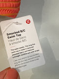 New Lululemon Smocked Swim Top, 4 B/C