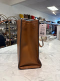 Tory Burch Brown Leather Shoulder Bag, 15"x11"