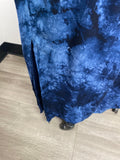 New Apricot Blue Ruffle Tie Dye Dress, 6