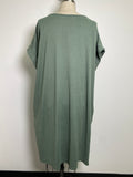 Entro Green Dress, 1XL with Pockets