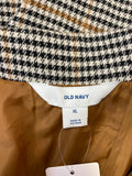 Old Navy Houndstooth Blazer Jacket, XL