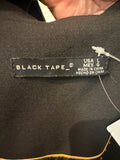 Black Tape Black Blazer 3/4" Sleeve Jacket, L