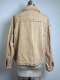 Denim Jacket Brown , XL