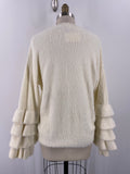 Forever 21 White/Ivory Sweater, S