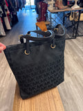 Michael Kors Black Signature Tote Bag, 14"x14"