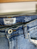 Kensie The Allie High Rise Slim Straight 26" Inseam Jeans, 8