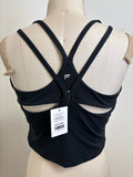 New Fabletics Black Sports Bra, XXL/1X