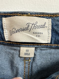 Universal Thread Heart Studded Highest Rise Vintage Straight 30" Inseam Jeans, 6