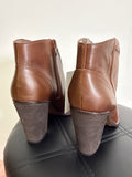 New without tags Vince Camuto Brown Leather Felishan Boots, 8.5 Wide