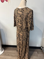 INC Animal Print Belted Dress, L