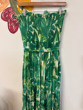 Flying Tomato Green Strapless 29" Inseam Jumpsuit, XL