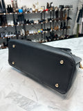 Tibes Black Satchel, 12"x8.5"